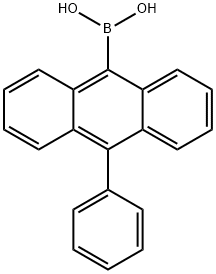 (10-苯基蒽-9-基)硼酸,334658-75-2,结构式