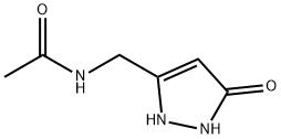 Acetamide,  N-[(5-oxo-3-pyrazolin-3-yl)methyl]-  (8CI) Struktur