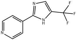 2-(4-Pyridyl)-4-trifluoromethylimidazole Structure
