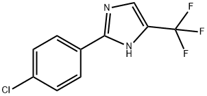 2-(4-Chlorophenyl)-4-(trifluoromethyl)-1H-imidazole Struktur