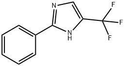 2-フェニル-4-(トリフルオロメチル)-1H-イミダゾール 化学構造式
