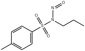 N-丙基-N-亚硝基对甲苯磺酰胺 结构式