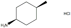 CIS-4-メチルシクロヘキサンアミン塩酸塩 化学構造式