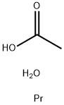 乙酸镨(III) 水合物 结构式