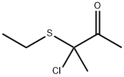 2-Butanone,  3-chloro-3-(ethylthio)- Struktur