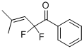 3-Penten-1-one, 2,2-difluoro-4-methyl-1-phenyl- (9CI) Struktur
