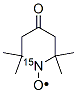 氮氧自由基哌啶酮-1-15N, 33490-11-8, 结构式