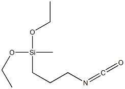 3-(Diethoxysilyl)propyl isocyanate Structure