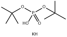 磷酸二叔丁酯钾盐,33494-80-3,结构式