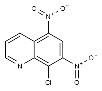 8-CHLORO-5,7-DINITROQUINOLINE Struktur