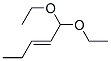 1,1-Diethoxy-2-pentene Structure