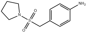 N-[(4-氨基苯基)-甲基磺酰基]吡咯烷 结构式