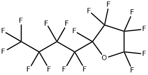 ペルフルオロ(2-ブチルテトラヒドロフラン) 化学構造式