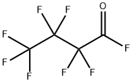 ヘプタフルオロブチリルフルオリド 化学構造式