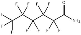 2,2,3,3,4,4,5,5,6,6,6-十酮氟己酰胺, 335-54-6, 结构式