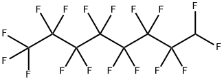 1,1,1,2,2,3,3,4,4,5,5,6,6,7,7,8,8-ヘプタデカフルオロオクタン 化学構造式