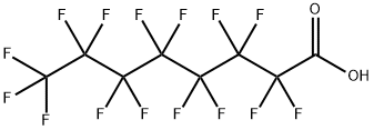 ペンタデカフルオロオクタン酸 化学構造式