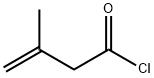 3-Butenoyl chloride, 3-Methyl-,3350-77-4,结构式