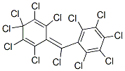 1,2,3,4,5-Pentachloro-6-[chloro(2,3,4,4,5,6-hexachloro-2,5-cyclohexadien-1-ylidene)methyl]benzene 结构式