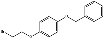 1-(ベンジルオキシ)-4-(2-ブロモエトキシ)ベンゼン 化学構造式