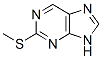 2-(Methylthio)-9H-purine Struktur