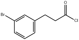 Benzenepropanoyl chloride, 3-broMo- Struktur