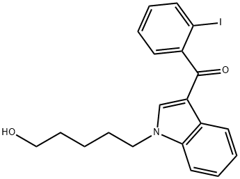 [1-(5-Hydroxypentyl)-1H-indol-3-yl](2-iodophenyl)-Methanone Structure