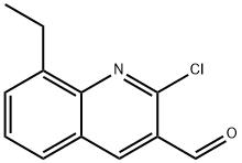 2-氯-8-乙基喹啉-3-甲醛, 335196-05-9, 结构式
