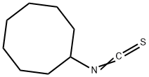 イソチオシアン酸シクロオクチル 化学構造式
