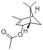 4,6,6-trimethylbicyclo[3.1.1.]hept-3-en-2-yl acetate Struktur