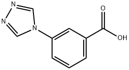 3-(4H-1,2,4-トリアゾール-4-イル)安息香酸 化学構造式