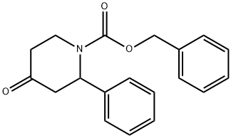 1-CBZ-2-PHENYL-PIPERIDIN-4-ONE Structure