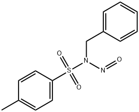 N -苄基-N-亚硝基-对甲苯磺酰胺 结构式
