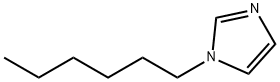 1-ヘキシル-1H-イミダゾール 化学構造式