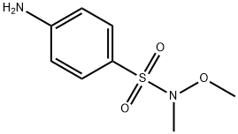 4-アミノ-N-メトキシ-N-メチルベンゼンスルホンアミド 化学構造式