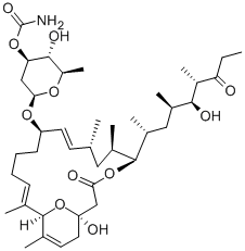 ベンツリシジンB3'-カルバマート 化学構造式