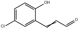 3-(5-chloro-2-hydroxyphenyl)acrylaldehyde 化学構造式