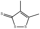 4,5-ジメチル-3H-1,2-ジチオール-3-チオン 化学構造式