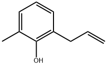 6-メチル-2-アリルフェノール 化学構造式