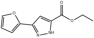 Ethyl 3-(2-furyl)pyrazole-5-carboxylate, 98% Structure