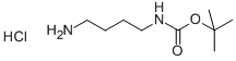 BOC-1,4-ジアミノブタン塩酸塩 化学構造式