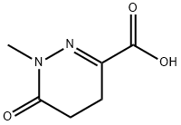 1-メチル-6-オキソ-1,4,5,6-テトラヒドロピリダジン-3-カルボン酸 化学構造式