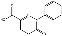 6-オキソ-1-フェニル-1,4,5,6-テトラヒドロピリダジン-3-カルボン酸 化学構造式
