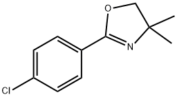 2-(4-CHLOROPHENYL)-4,5-DIHYDRO-4,4-DIMETHYLOXAZOLE Structure