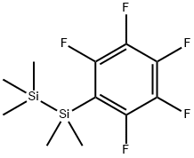 1,1,1,2,2-Pentamethyl-2-(pentafluorophenyl)disilane Structure