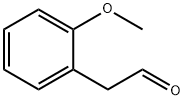 2-メトキシベンゼンアセトアルデヒド 化学構造式