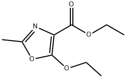 5-乙氧基-2-甲基噁唑-4-甲酸乙酯, 3357-55-9, 结构式
