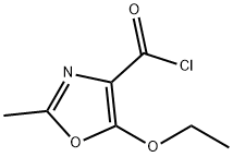 5-ETHOXY-2-METHYLOXAZOLE-4-CARBONYL CHLORIDE Struktur