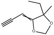 1,3-Dioxolane,  4-ethyl-4-methyl-5-(2-propynylidene)-  (7CI,8CI) Structure