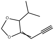 1,3-Dioxolane,  4-isopropyl-5-(2-propynylidene)-  (7CI,8CI) Struktur